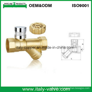 Válvula de filtro en Y de latón fabricada en Italia (AV10066)